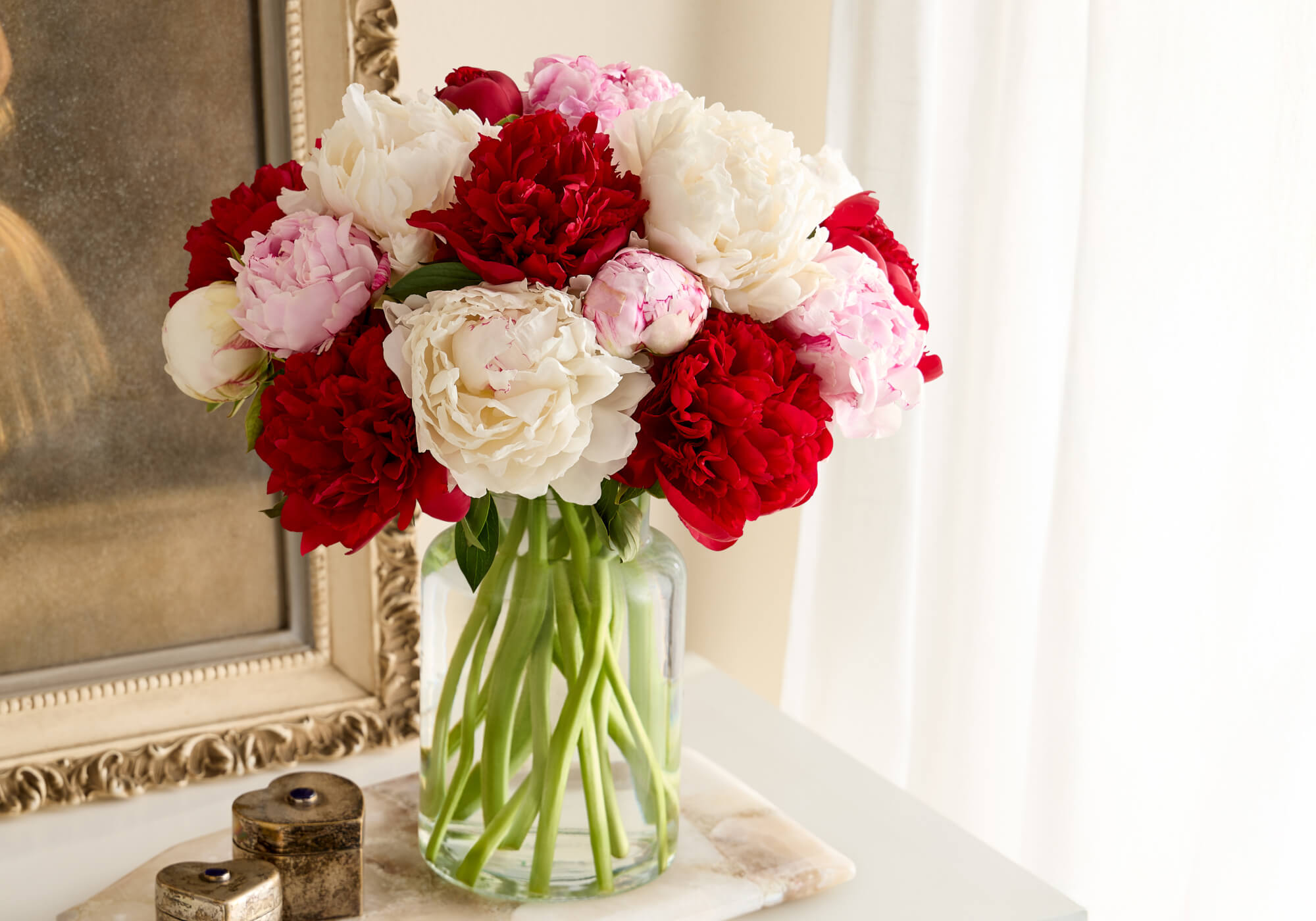 what flowers do women want for valentine's day peonies