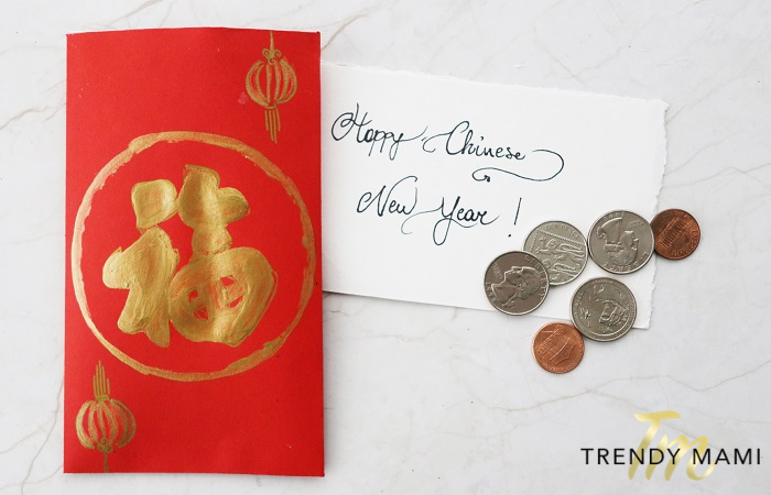 DIY Lucky Red Envelopes Celebrating Chinese New Year - Thrifty Jinxy