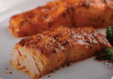 Marinated salmon fillets - father's day meat gift boxes