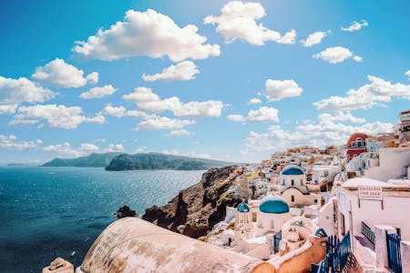 Santorini - best bachelorette party destinations