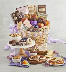Mothers day gourmet gifts - deluxe gift basket
